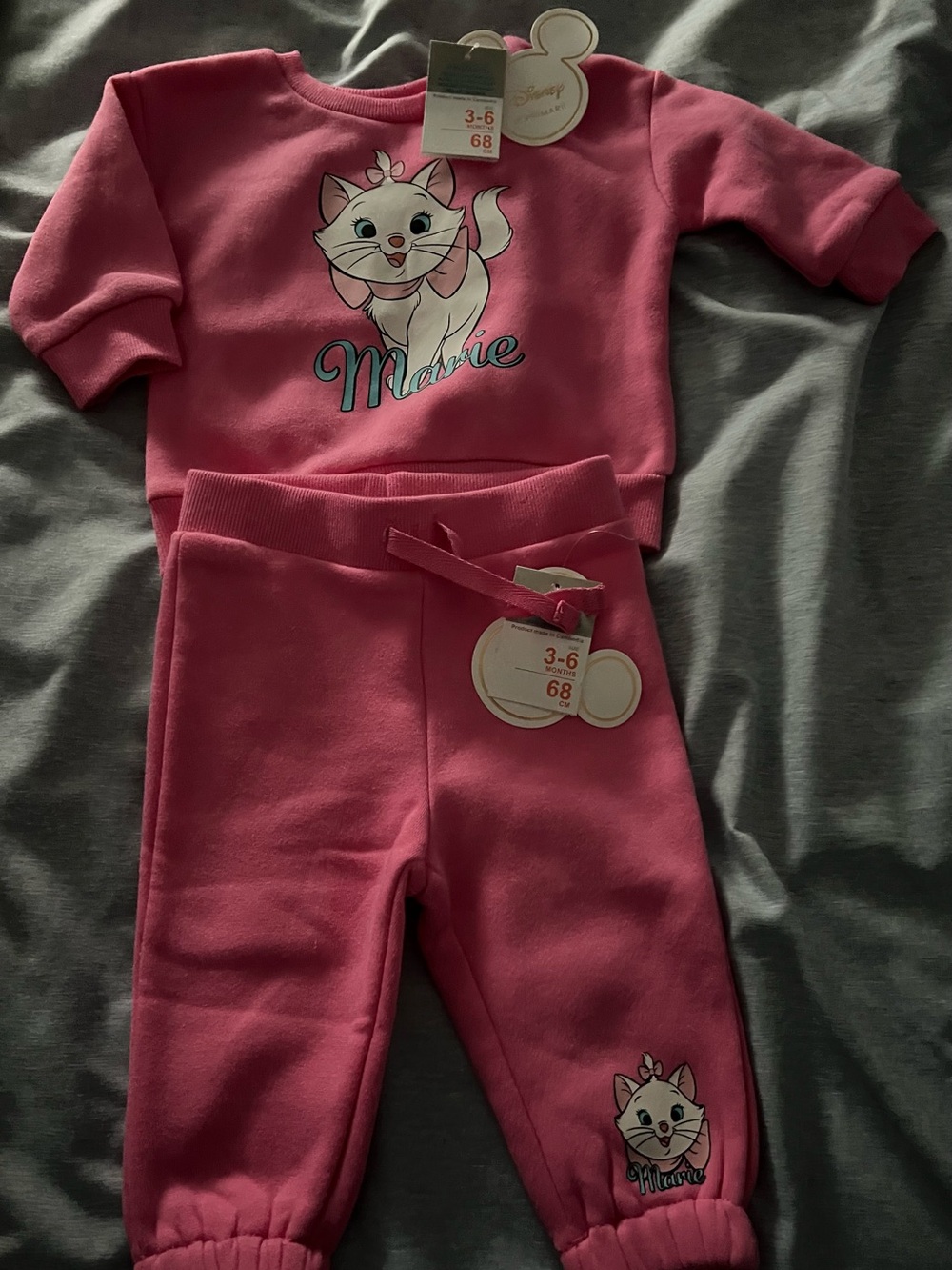 NWT Disney Pink Marie, Aristocats Sweat Set